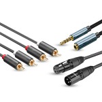 Аудио кабели, разветвители и адаптеры