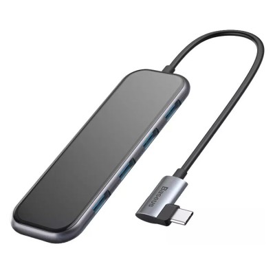 USB-хаб Baseus Multi-functional Type-C to 4 USB3.0 CAHUB-EZ0G (Чорний)