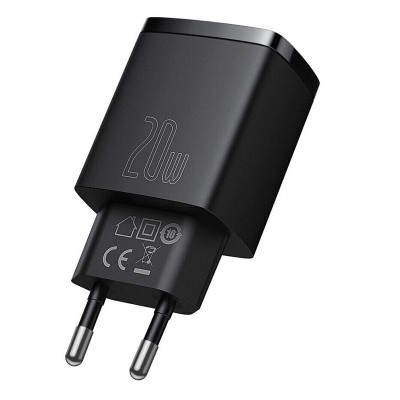 Сетевое зарядное устройство Baseus Compact Quick Charger CCXJ-B01 (Черное)