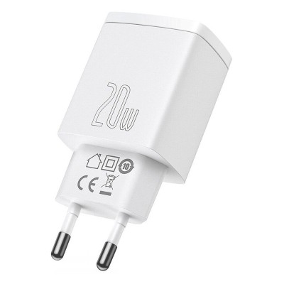 Сетевое зарядное устройство Baseus Compact Quick Charger CCXJ-B02 (Белое)