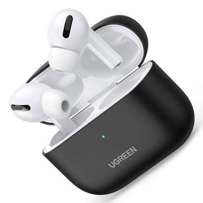 Чехол для навушників Ugreen Silica Gel Case Protector for Apple Airpods Pro 80513 (Чорний)