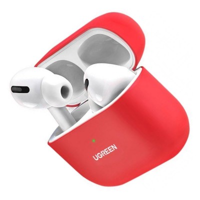 Чехол для навушників Ugreen Silica Gel Case Protector for Apple Airpods Pro 80512 (Червоний)