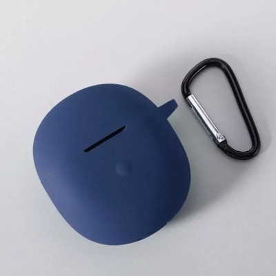 Чехол-накладка для навушників з карабіном NNM (Синій)