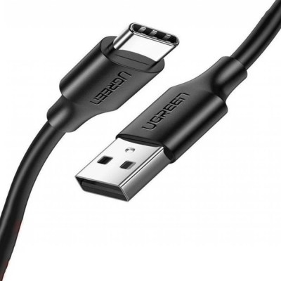 Кабель Ugreen USB 2.0 AM to Type-C US287 60116 (Чорний, 1м)