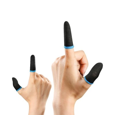 Напальчники Orico Gaming Finger Sleeve для сенсорних екранів захист від поту MF-C18 (Чорні, 2 шт.)