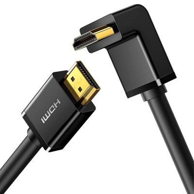 HDMI кабель V1.4 Ugreen HD103 с угловим коннекотором 10120 (1м, 270 градусов)