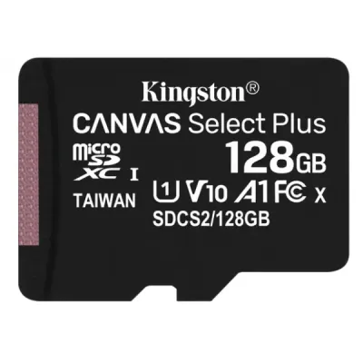 Картка пам'яті Kingston microSDXC 128 GB Canvas Select Plus 100R A1 C10 (SDCS2/128GBSP)