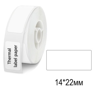Термоетикетка для портативного міні принтера Niimbot D11/D110 (14x22, 260 шт, Білі)