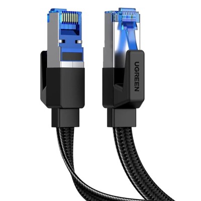Высокоскоростной интернет кабель Ugreen Cat8 40gbps RJ45 40172 (Черный, 3 м)