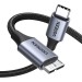 Кабель USB Type C - Micro USB Тип B Ugreen US565 15234 (Чорний, 3м)