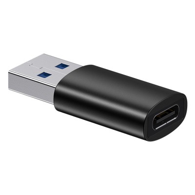 Адаптер-перехідник Baseus Ingenuity Mini OTG USB 3.1 to Type-C ZJJQ000101 (Чорний)