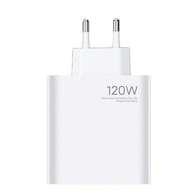 Универсальное сетевое зарядное устройство Xiaomi Turbo Fast Charge EU 120W MDY-13-EE (Белое)