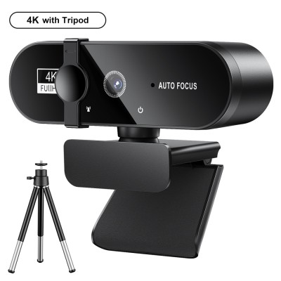 USB Веб-камера 4K 1080p Mini 30fps Full HD Opto із мікрофоном (зі штативом)