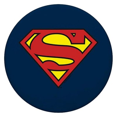 Металлическая пластина для магнитного держателя (С принтом "Superman" (Синий), 1шт)