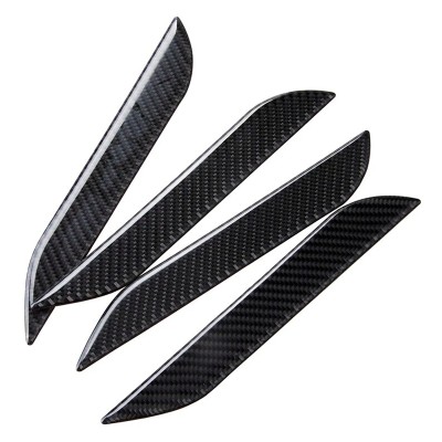 Захисні накладки на автомобільні ручки Aim Carbon Fiber Anti-scratch (для Tesla Model S, Чорні, 4шт)