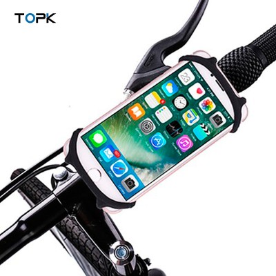 Универсальный велодержатель (холдер) Topk H03 для смартфона (Черный)