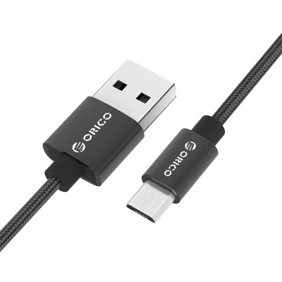 Кабель Micro USB Orico MTF-10 для зарядки и передачи данных (Черный, 1м)