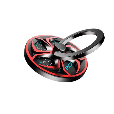 Кільце-тримач для телефону Rock Spinner Ring Holder RPH0842 (Чорне c червоним)
