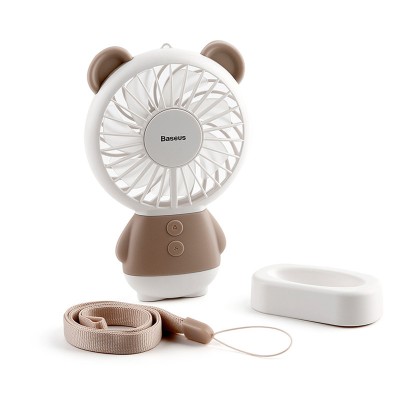 Портативный ручной вентилятор Baseus Dharma bear Fan с встроенным аккумулятором