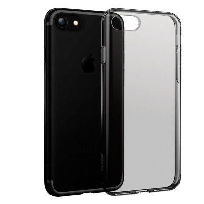 Чехол силиконовый ESR для iPhone 7 (Прозрачный черный)