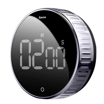 Таймер Baseus Heyo rotation countdown timer з цифровим LED дисплеєм і магнітною основою (ACDJS-01)