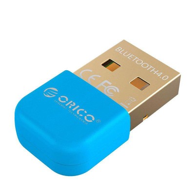 USB Bluetooth адаптер ORICO бездротовий передавач bluetooth 4.0 для комп'ютера, ноутбука BTA-403-BL (Синій)