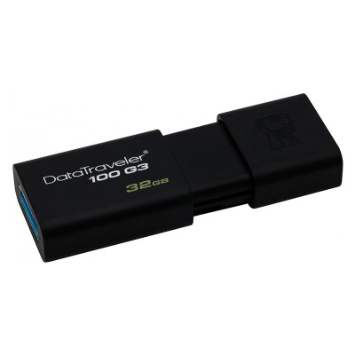 Флеш-пам'ять USB Kingston DataTraveler 100 DT100G3/32GB (32GB, USB 3.1)